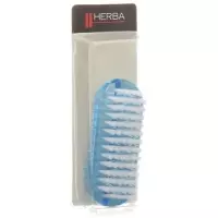 Щітка для нігтів Herba синя прозора матова