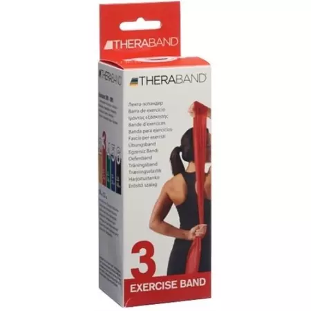 THERA BAND 2.5MX12.7CM ROT MIT