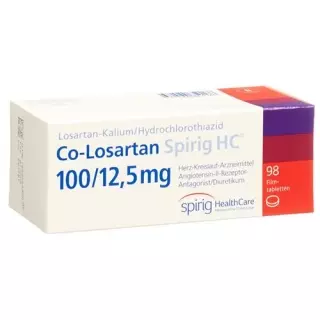 Co-Losartan Spirig HC Filmtable 100/12,5 мг 98 шт