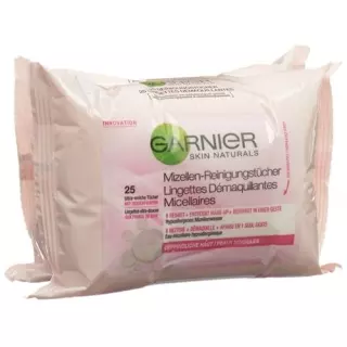 Серветка для чищення GARNIER Nat Micellar duo 2 х 25 шт