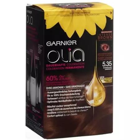 Фарба для волосся Olia 5.35 Intense Brown Chocolate Фарба для волосся Olia 5.35 Intense Brown Chocolate