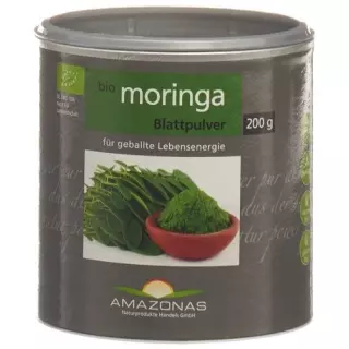 Органічний порошок з листя морінги AMAZONAS 100% 200 г