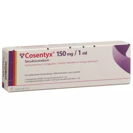 Cosentyx Inj Lös 150 мг/1мл Ферцпр 2 шт Cosentyx Inj Lös 150 мг/1мл Ферцпр 2 шт