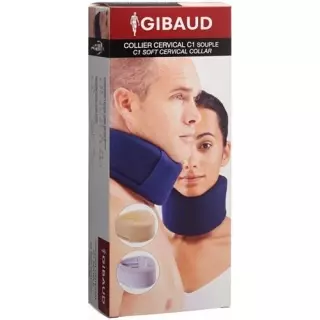 Шийний суппорт GIBAUD C1 7,5 см розмір 1 29-34 см м'який