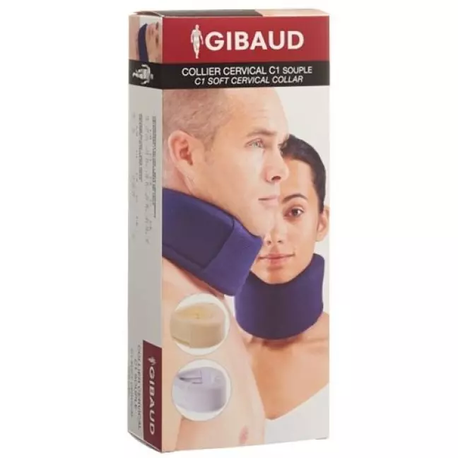 Шийна опора GIBAUD C1 7.5cm Gr3 41-46cm м'яка Шийна опора GIBAUD C1 7.5cm Gr3 41-46cm м'яка
