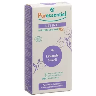 Органічна масажна олія Puressentiel Relaxing Lavender Neroli 100 мл