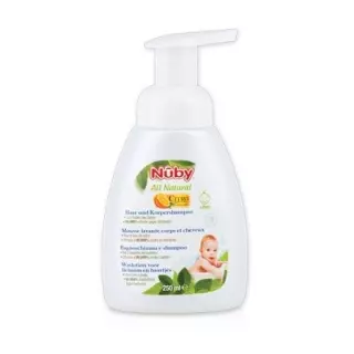 Nuby All Naturals Haar-Korpershampoo 250мл