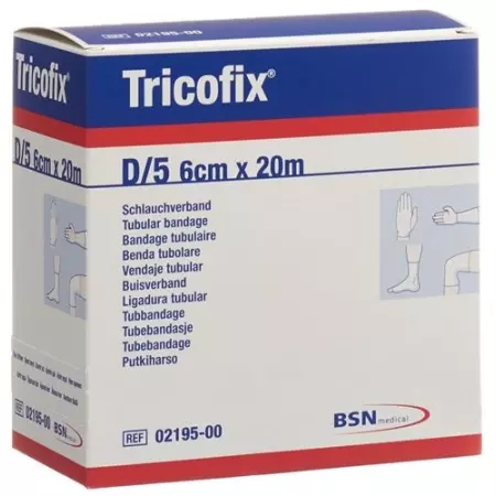 Бинт трубчастий TRICOFIX розмір 5-6см/20м