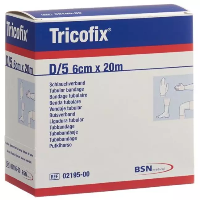 Бинт трубчастий TRICOFIX розмір 5-6см/20м