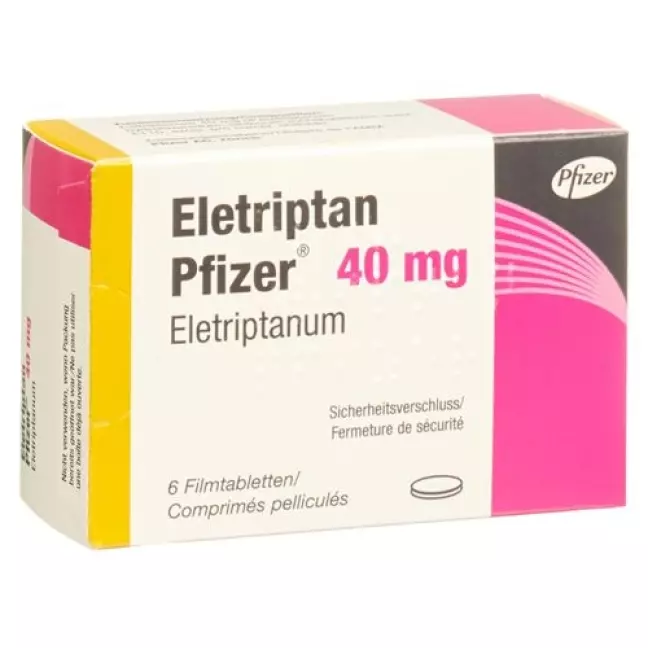 Eletriptan Pfizer Filmtable 40 мг 6 шт