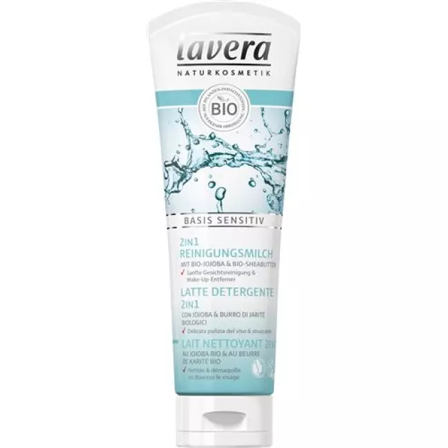 Lavera Reinigungsmilch 2in1 Basis Sensitiv 125мл