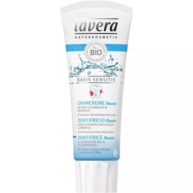 Lavera Basis Sensitiv зубная паста Classic 75мл Lavera Basis Sensitiv зубная паста Classic 75мл