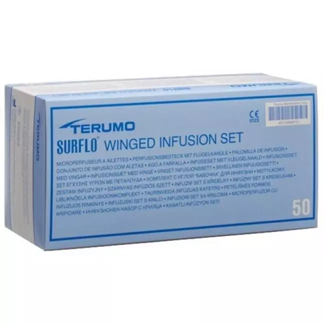 Канюля Terumo Surflo wing 25G 0.5x19mm помаранчева 50 шт