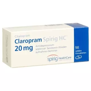 Claropram Spirig HC плівка таблетки 20 мг 98 шт