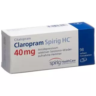 Claropram Spirig HC плівка таблетки 40 мг 98 шт