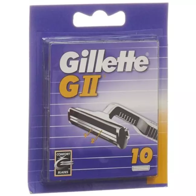 Gillette GII Ersatzklingen 10 штук Gillette GII Ersatzklingen 10 штук