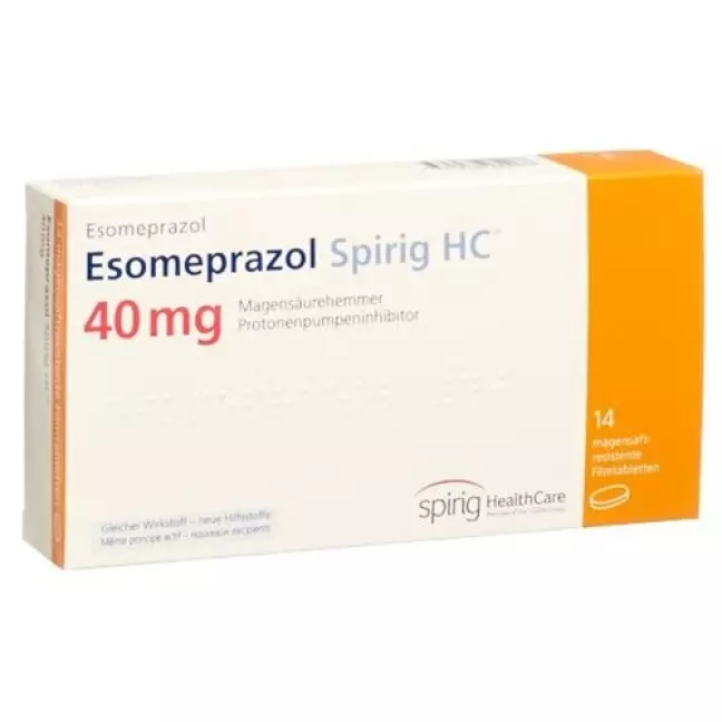 Esomeprazole Spirig HC Filmtabl 40 мг Ds 100 шт Esomeprazole Spirig HC Filmtabl 40 мг Ds 100 шт