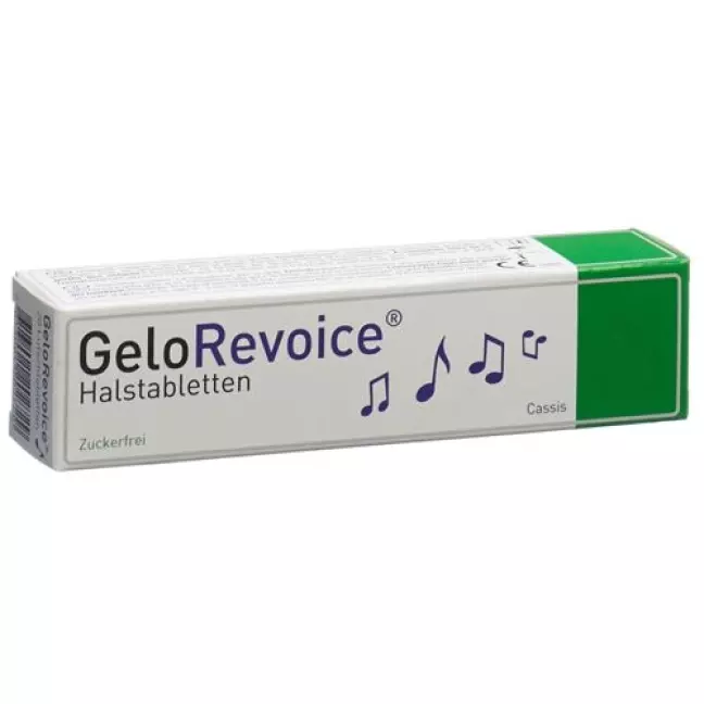 Таблетки від горла GeloRevoice Cassis-Menthol 20 шт