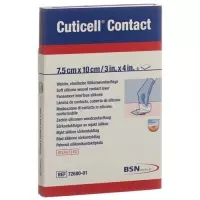 Ранова пов'язка силіконова Cuticell Contact 7,5х10см 5шт