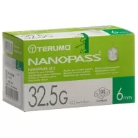 Terumo Pen Needle NANOPASS 32.5G 0.22x6mm Канюля для ін&#39;єкцій P