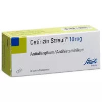 Цетиризин Streuli Filmtable 10 мг 30 шт