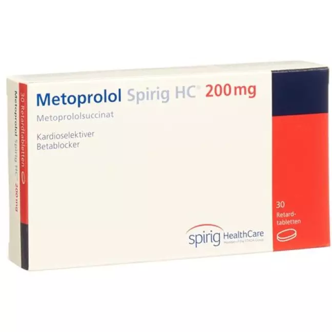 Metoprolol Spirig HC Ret Filmtabl 200 мг 30 шт Metoprolol Spirig HC Ret Filmtabl 200 мг 30 шт