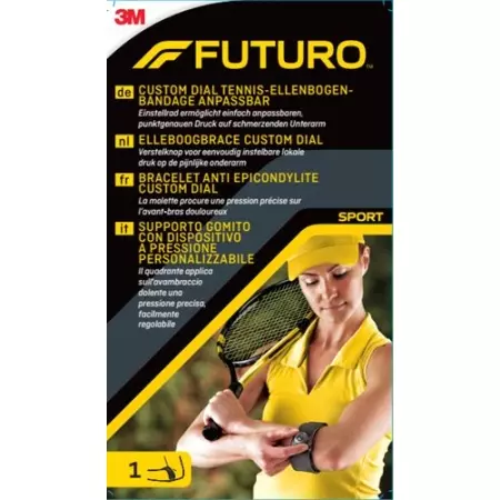 3M Futuro Custom Dial Sport Tennisellbog Anpassbar 3M Futuro Custom Dial Sport Tennisellbog Anpassbar