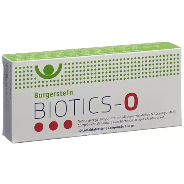 Таблетки Burgerstein Biotics-O бліст 30 шт