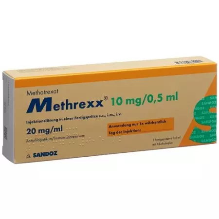 Methrexx Inj Lös 10 мг/0,5 мл Ферцпр 0,5 мл Methrexx Inj Lös 10 мг/0,5 мл Ферцпр 0,5 мл