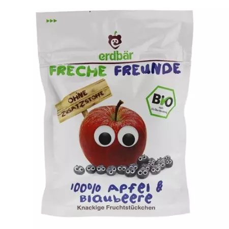 Фруктові чіпси Cheeky Friends Apple & Blueberry Bag 16 г