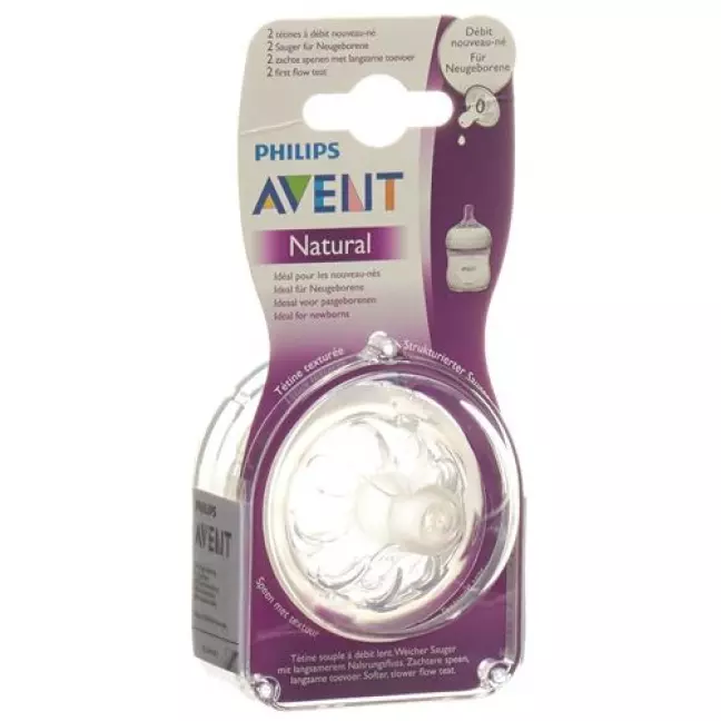 Avent Philips натуральна соска для новонароджених 2 шт