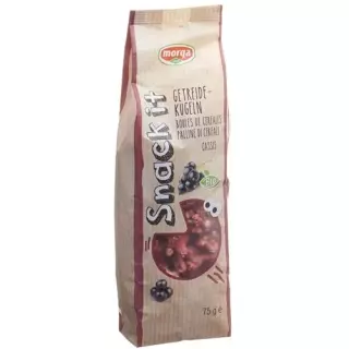 Зернові кульки Morga Snack it Cassis Organic 75 г