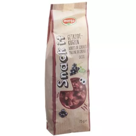 Morga Snack It Getreidekugeln Cassis Bio 75г Morga Snack It Getreidekugeln Cassis Bio 75г