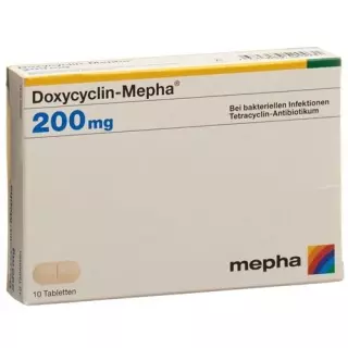 Доксициклін-Мефа таблетки 200 мг 10 шт