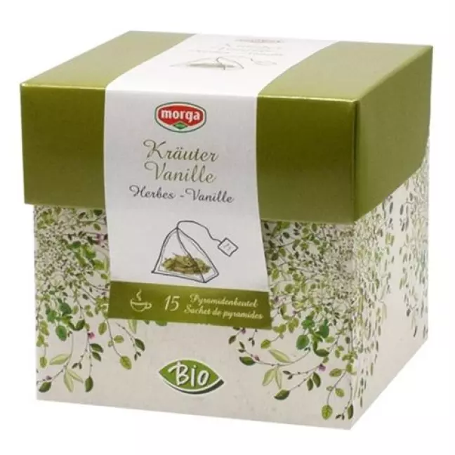 Трав'яний чай Morga Vanilla Pyramid Bags Organic 15 шт
