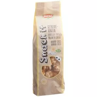 Злакові кульки Morga Snack it банан-кокос органічні 75 г