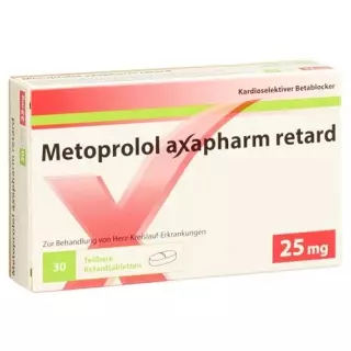 Метопролол Аксафарм Рет таблетки 25 мг 30 шт