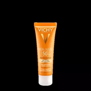 Vichy Ideal Soleil Anti-Pigment Spot Cream 3in1 тонований SPF50+