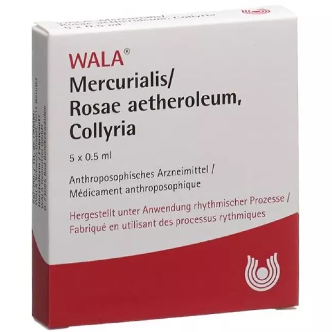 Wala Mercuri/rosae atherischeкапли для глаз 5 монодоз 0.5мл Wala Mercuri/rosae atherischeкапли для глаз 5 монодоз 0.5мл