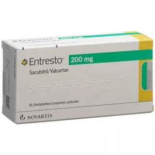 Entresto плівка таблетки 200 мг 56 шт