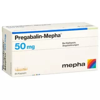 Прегабалін-Мефа капсули 50 мг 84 шт