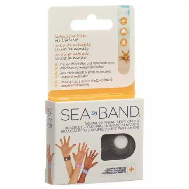 Гумка Sea-Band акупрессурна дитяча зелена 1 пара Гумка Sea-Band акупрессурна дитяча зелена 1 пара