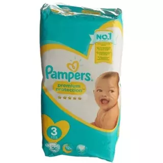 Pampers Premium Protection Gr3 6-10кг Midi економ упаковка 50 шт