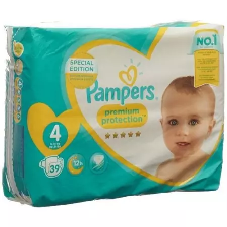 Pampers Premium Protection Gr4 9-14 кг Maxi Economy Pack 39 шт Pampers Premium Protection Gr4 9-14 кг Maxi Economy Pack 39 шт