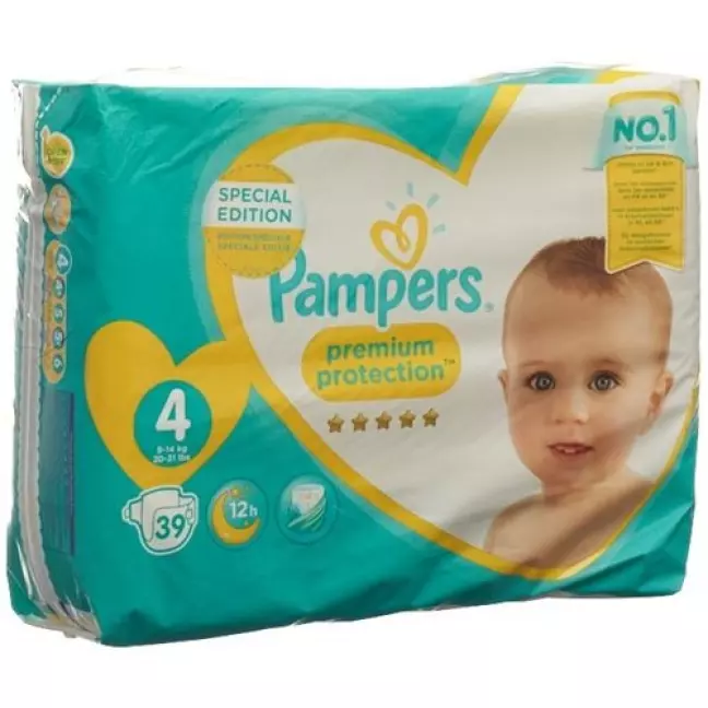 Pampers Premium Protection Gr4 9-14 кг Maxi Economy Pack 39 шт Pampers Premium Protection Gr4 9-14 кг Maxi Economy Pack 39 шт
