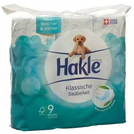 Hakle Klassische Sauberkeit Blau FSC 9 штук Hakle Klassische Sauberkeit Blau FSC 9 штук
