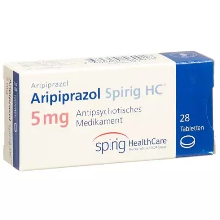 Aripiprazole Spirig HC таблетки 5 мг 28 шт Aripiprazole Spirig HC таблетки 5 мг 28 шт