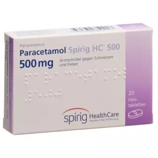 Парацетамол Spirig HC Filmtable 500 мг 20 шт