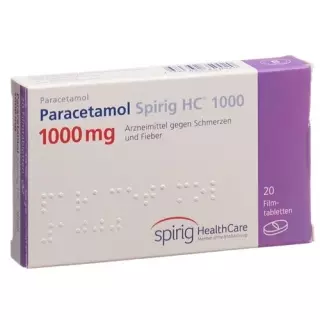 Paracetamol Spirig HC Filmtable 1000 мг 20 шт