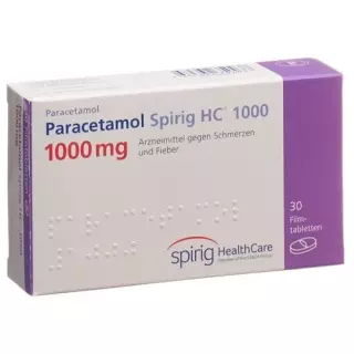Paracetamol Spirig HC Filmtable 1000 мг 30 шт